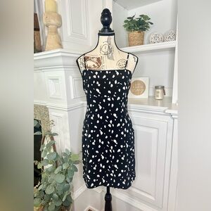 Bardot Graphic Spot Mini Dress in Black and White Size Small (6) NWT